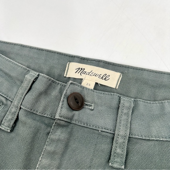 MADEWELL Woman's Olive Green Wide Leg Casual Jeans Size 25 - Picture 11 of 13